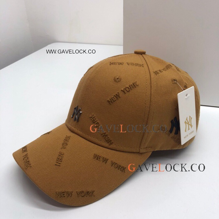 Fashion Brown Baseball Cap New York Baseball Hat